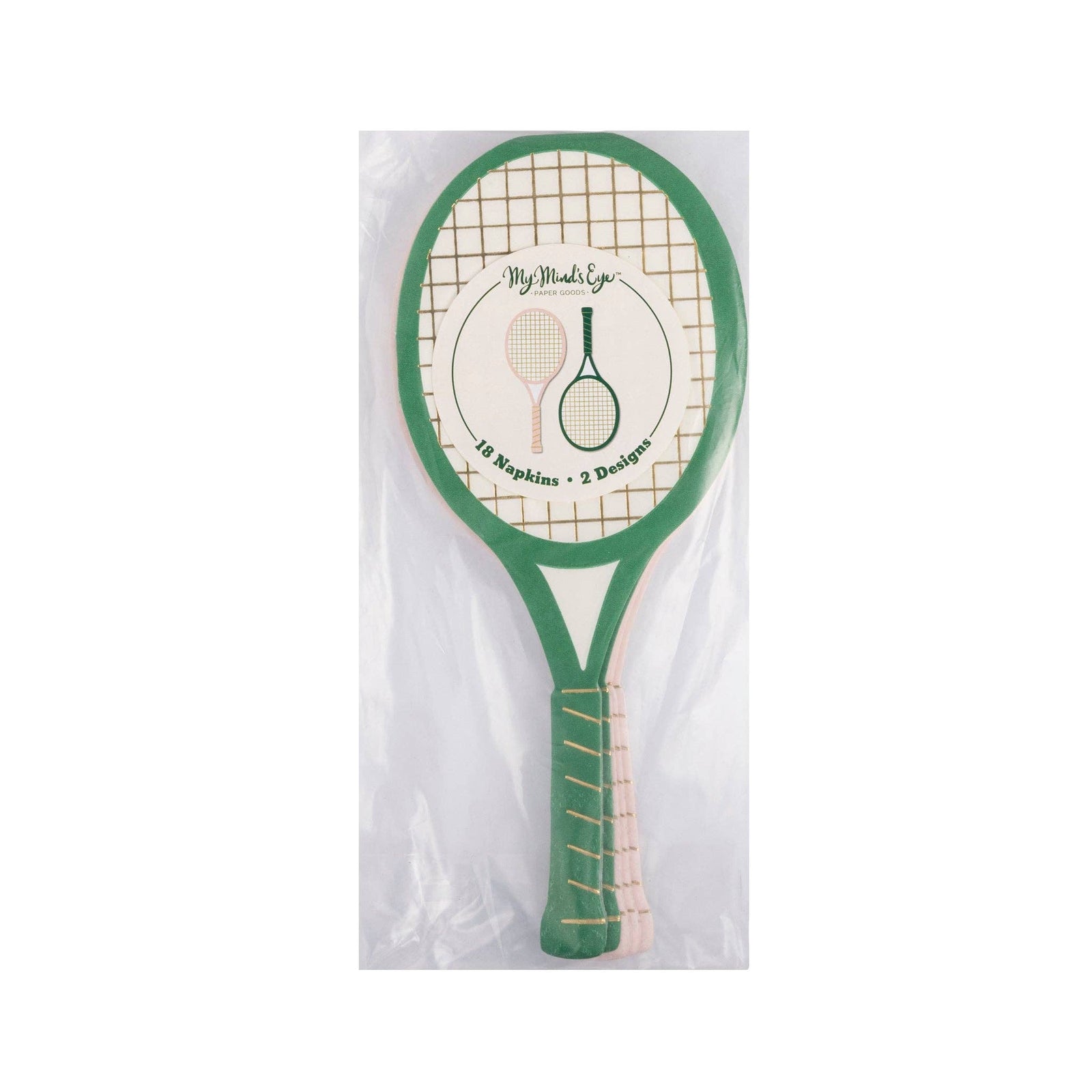 Tennis Racket Paper Napkin Set - The Preppy Bunny