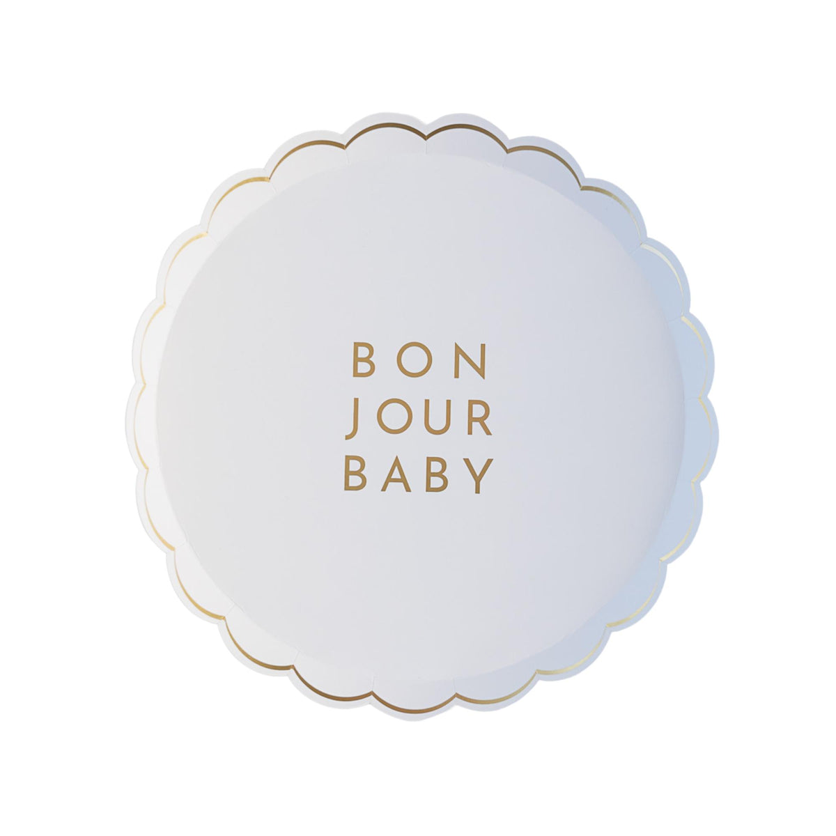 BONJOUR BABY BLANC WHITE SMALL PLATES