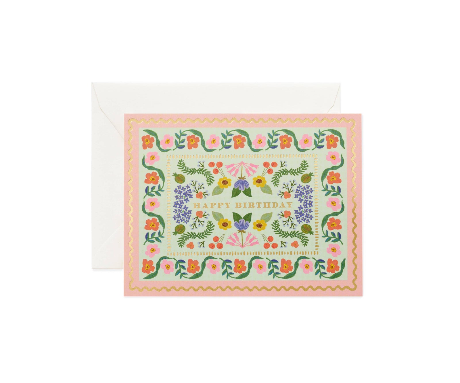 Sicily Garden Birthday Card - The Preppy Bunny