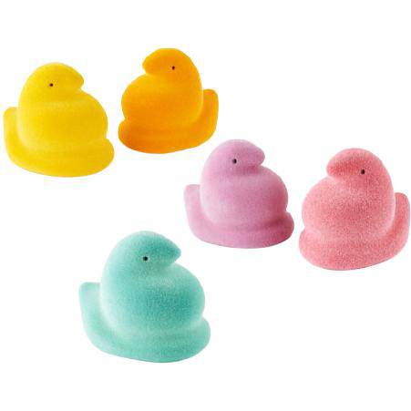 Flocked Peep Chick - 5 colors - The Preppy Bunny