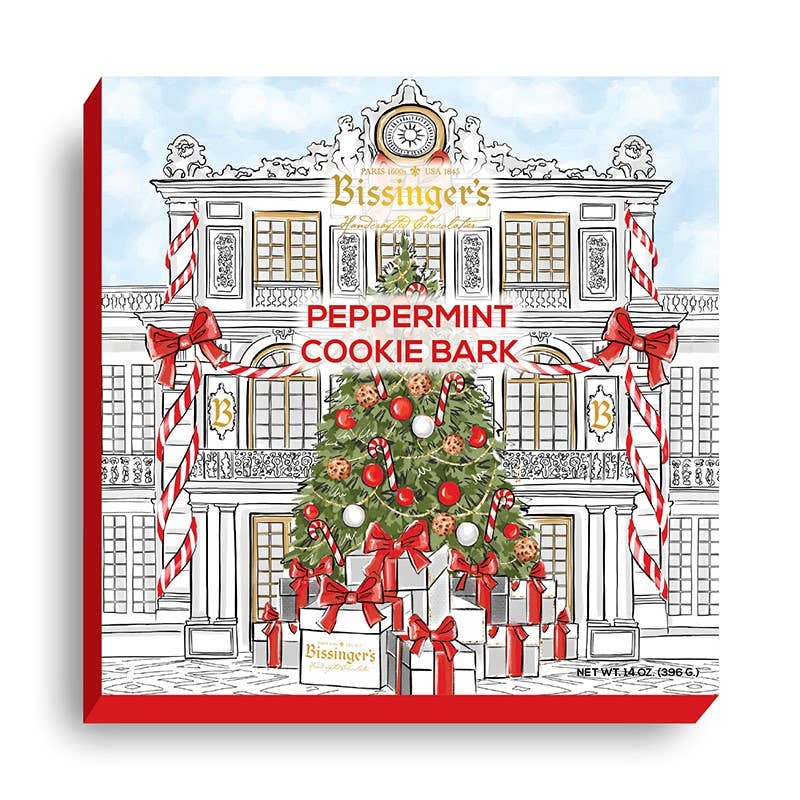 White and Dark Chocolate Peppermint Cookie Bark -14 OZ - The Preppy Bunny