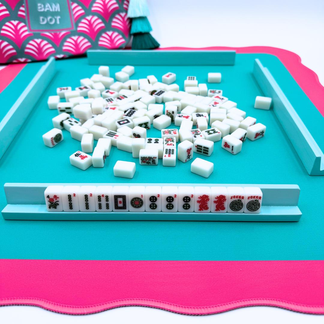 MINI MAHJONG MAT  |  Color Wave  |  21" x 21" - The Preppy Bunny