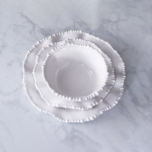 VIDA Alegria Cereal Bowl in White - The Preppy Bunny