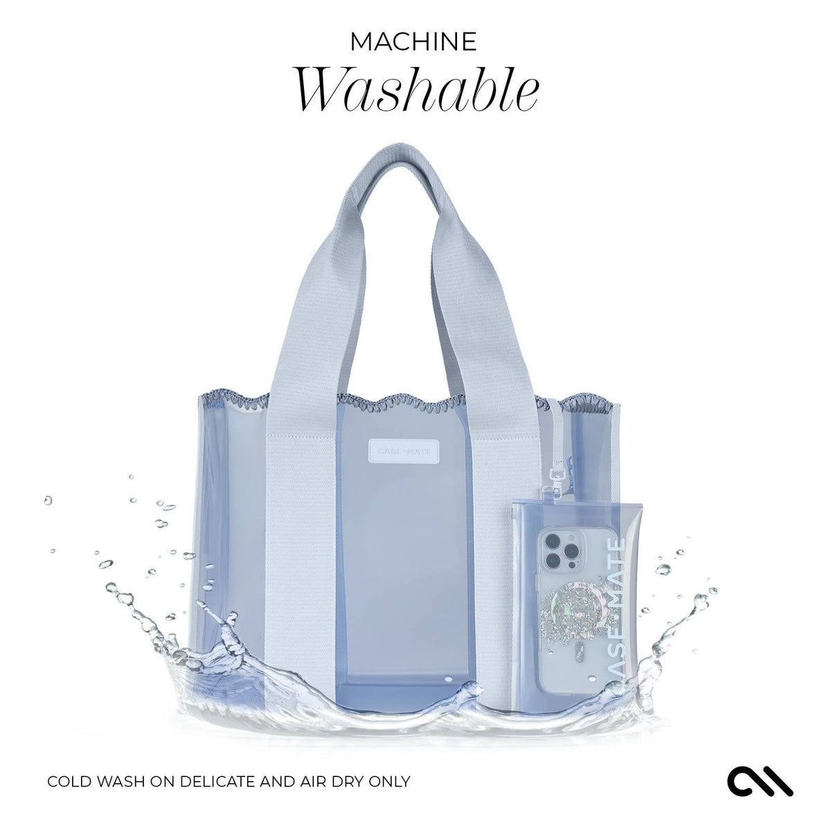 Case-Mate Carolina Blue Crochet Wave Jelly Tote Bag - The Preppy Bunny