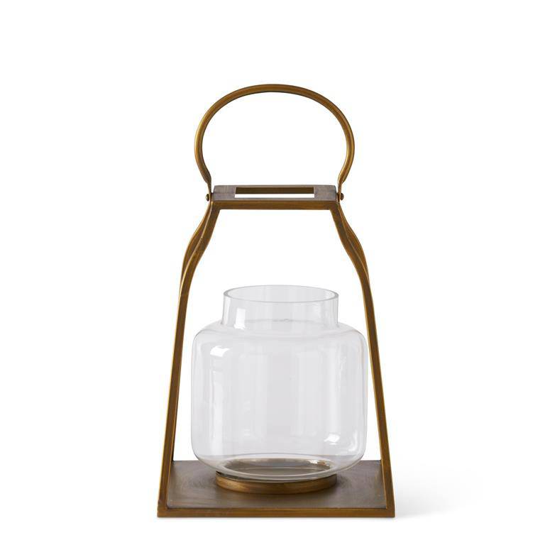 Gold Metal Lantern - The Preppy Bunny