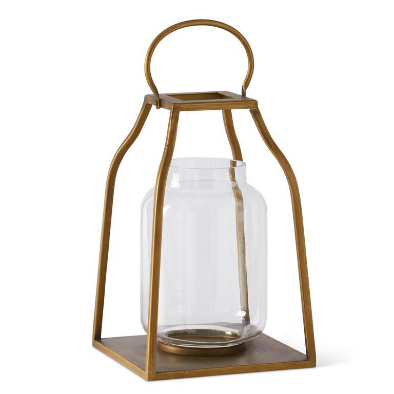 Gold Metal Lantern - The Preppy Bunny