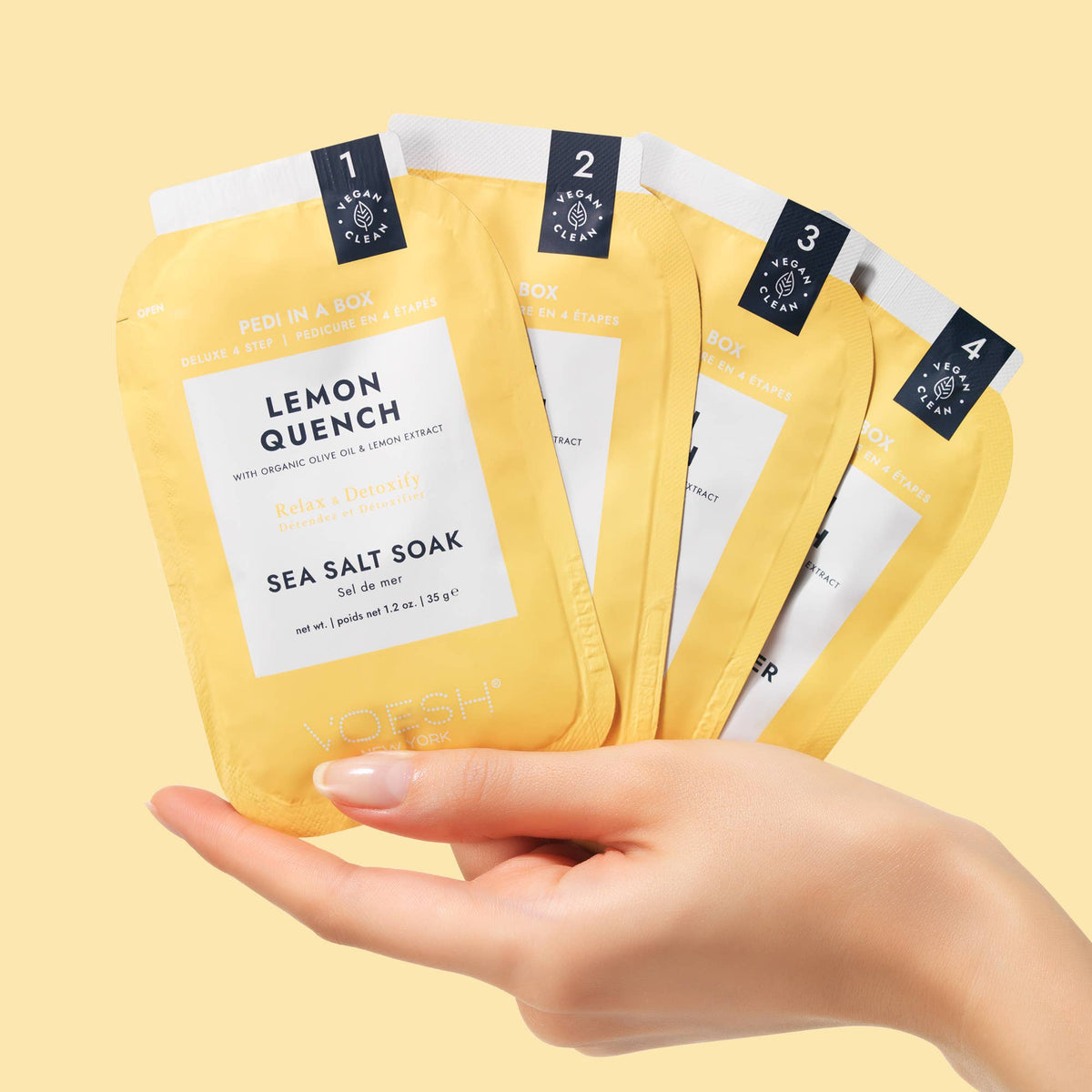 Pedi in a Box 4 Step - Lemon Quench - The Preppy Bunny