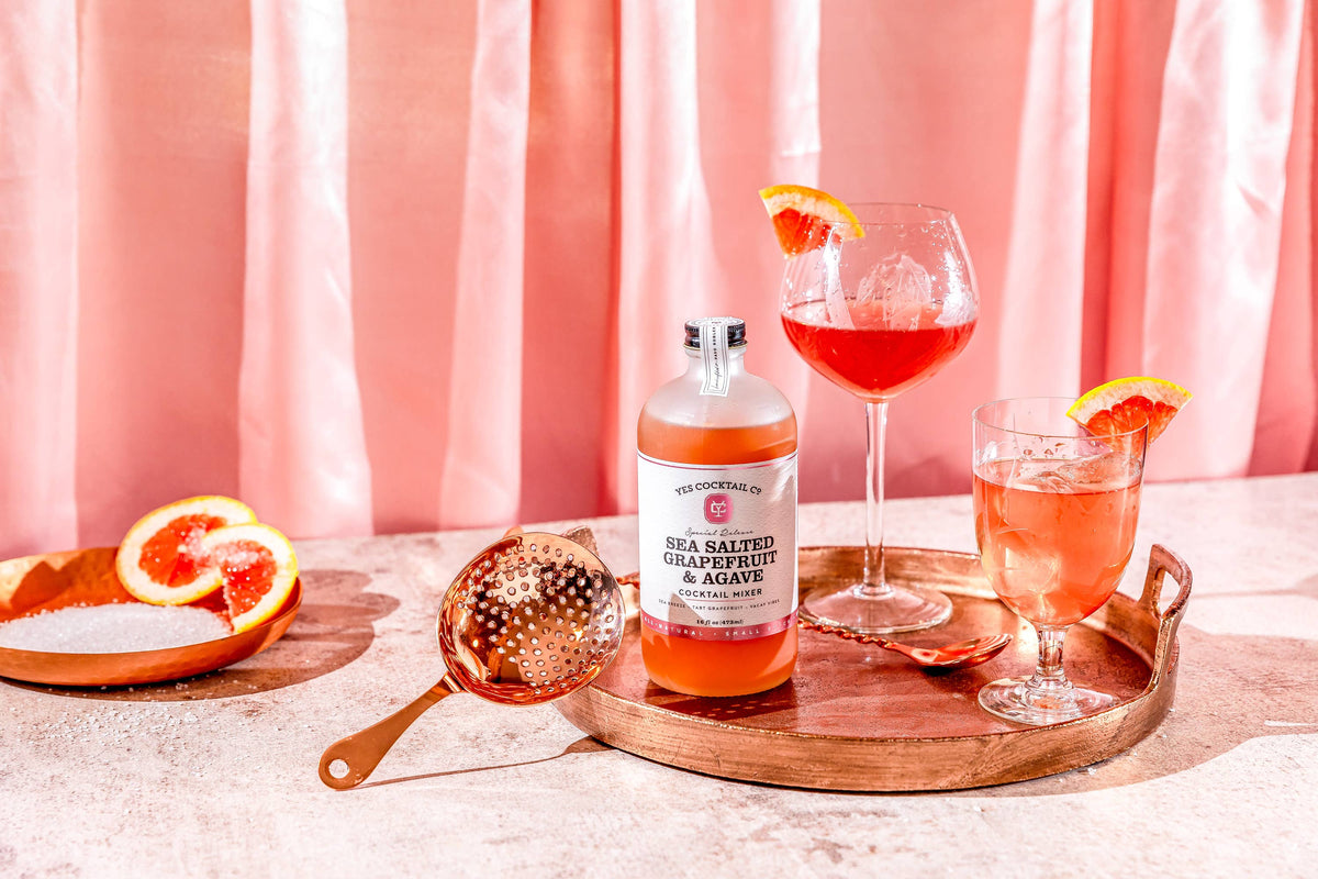 Sea Salted Grapefruit &amp; Agave Cocktail Mixer - The Preppy Bunny