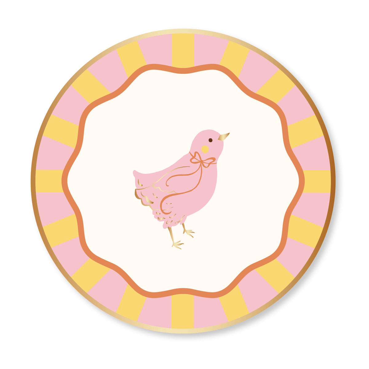 Sweet Chick Easter Small Paper Plates