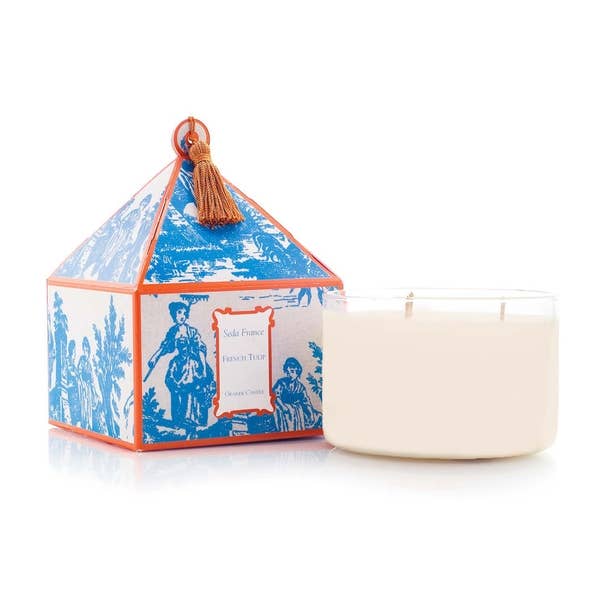 TESTER - French Tulip Three Wick Candle - The Preppy Bunny