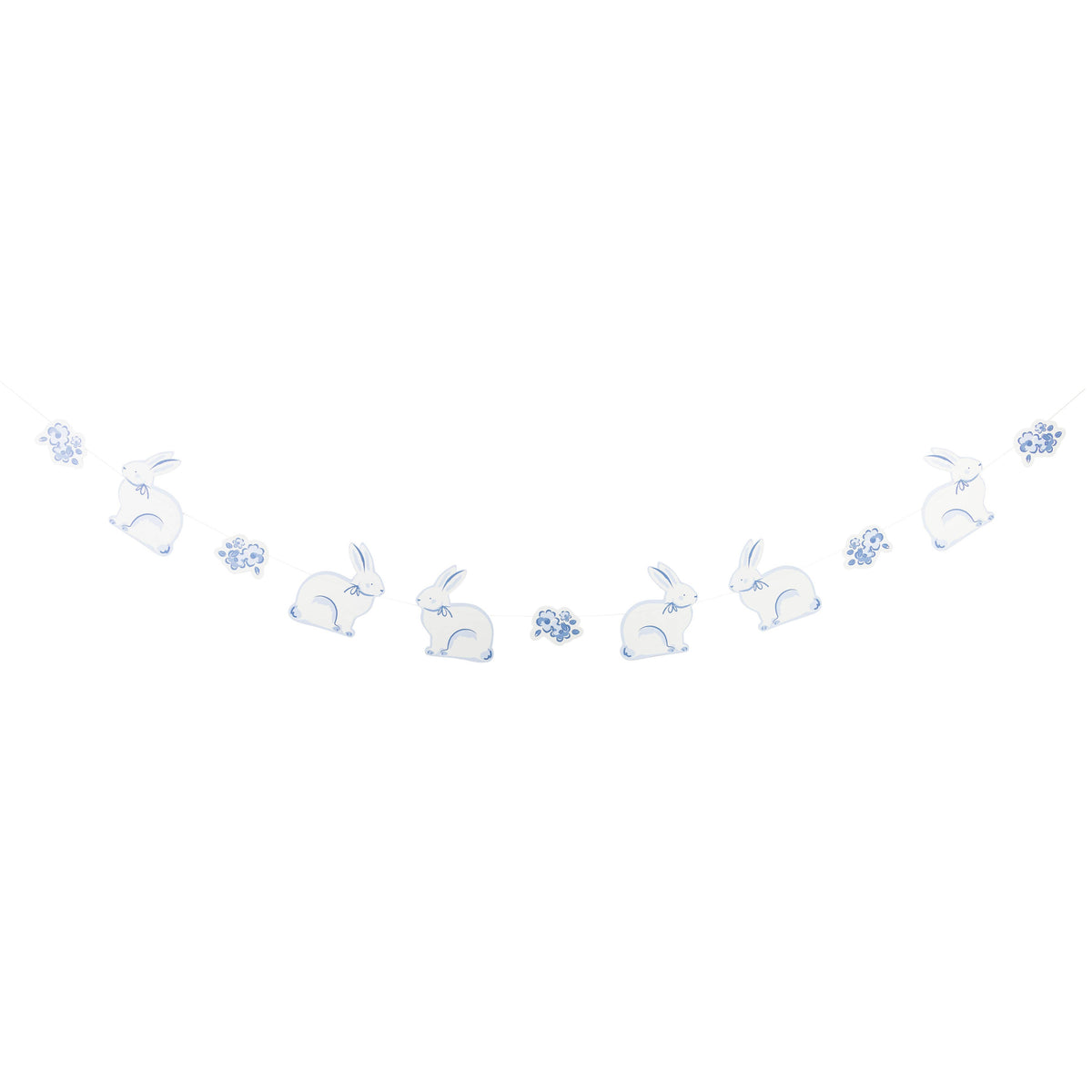 Blue Bunny Banner - The Preppy Bunny