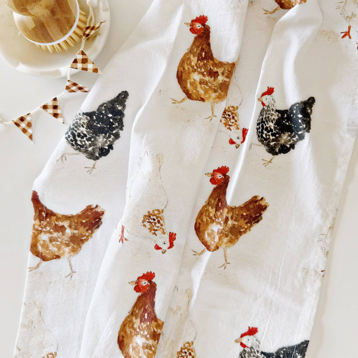 Chickens Tea Towel - The Preppy Bunny
