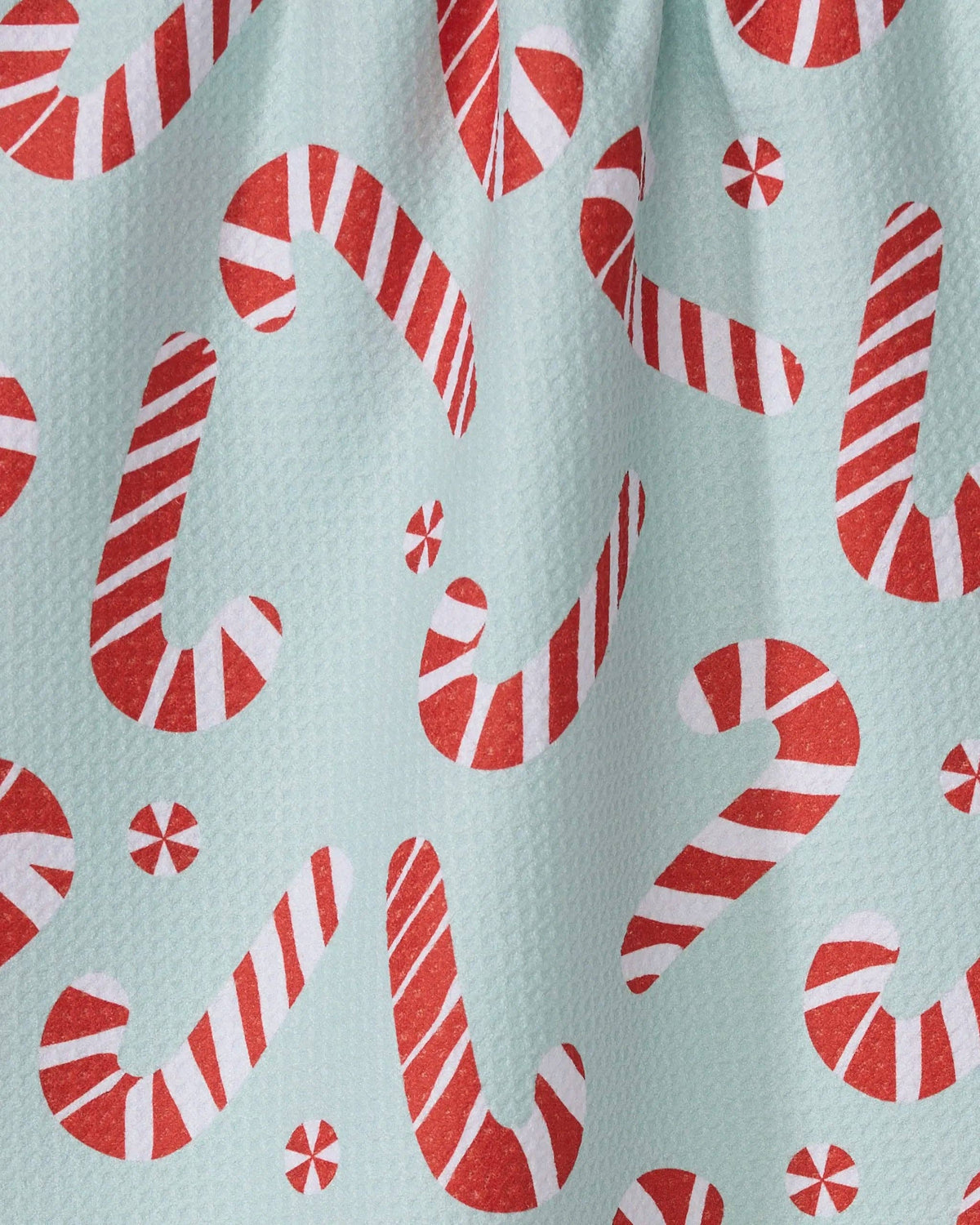 Peppermint Twist Tea Towel by Geometry
