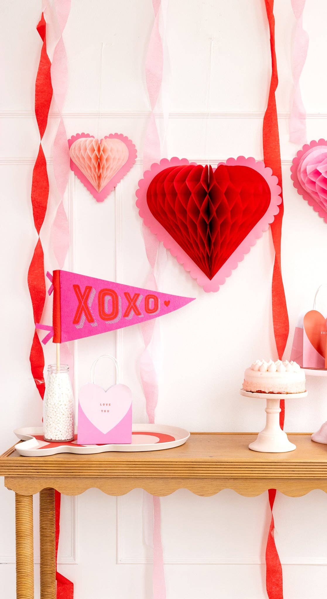 XOXO Felt Pennant - The Preppy Bunny