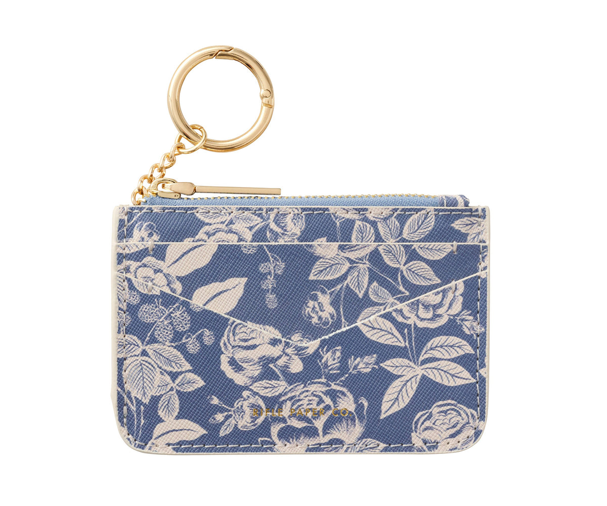 English Rose Key Ring Card Case