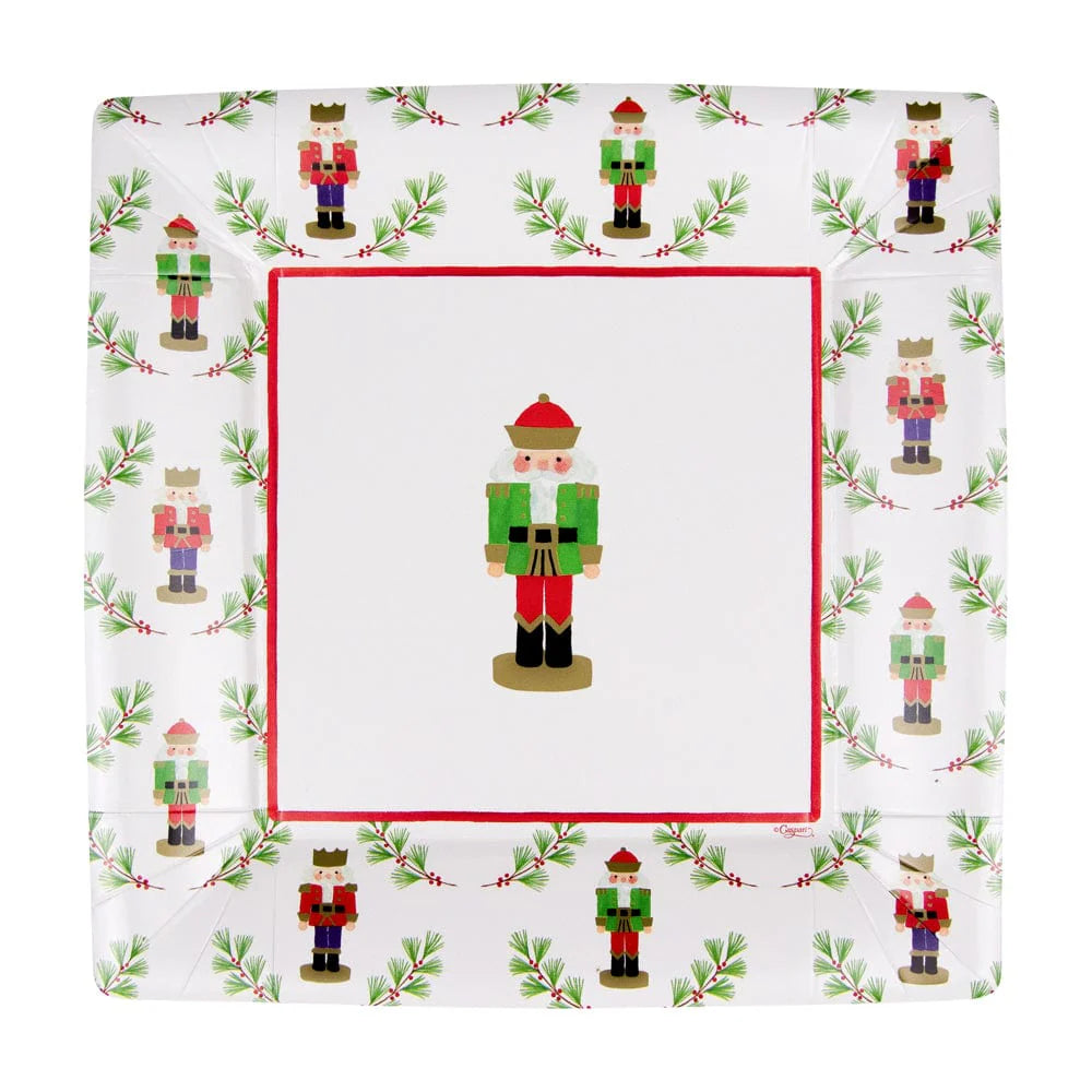 Little Nutcracker Sq Salad &amp; Dessert Plates - 8 Per Package