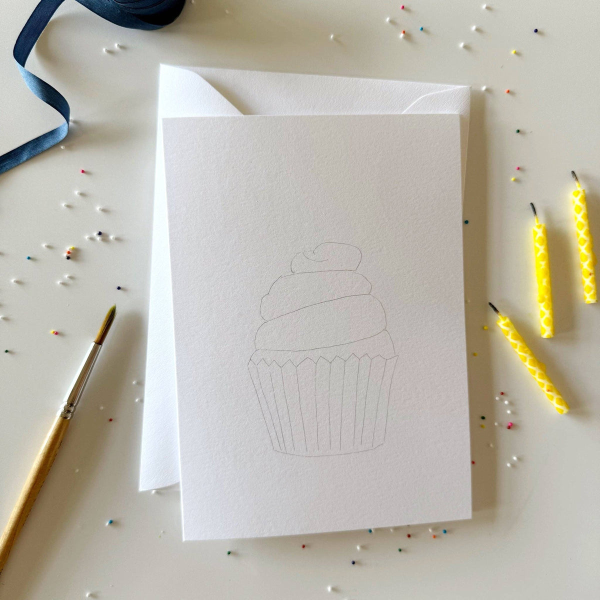 Celebrate - paintable notecards - The Preppy Bunny