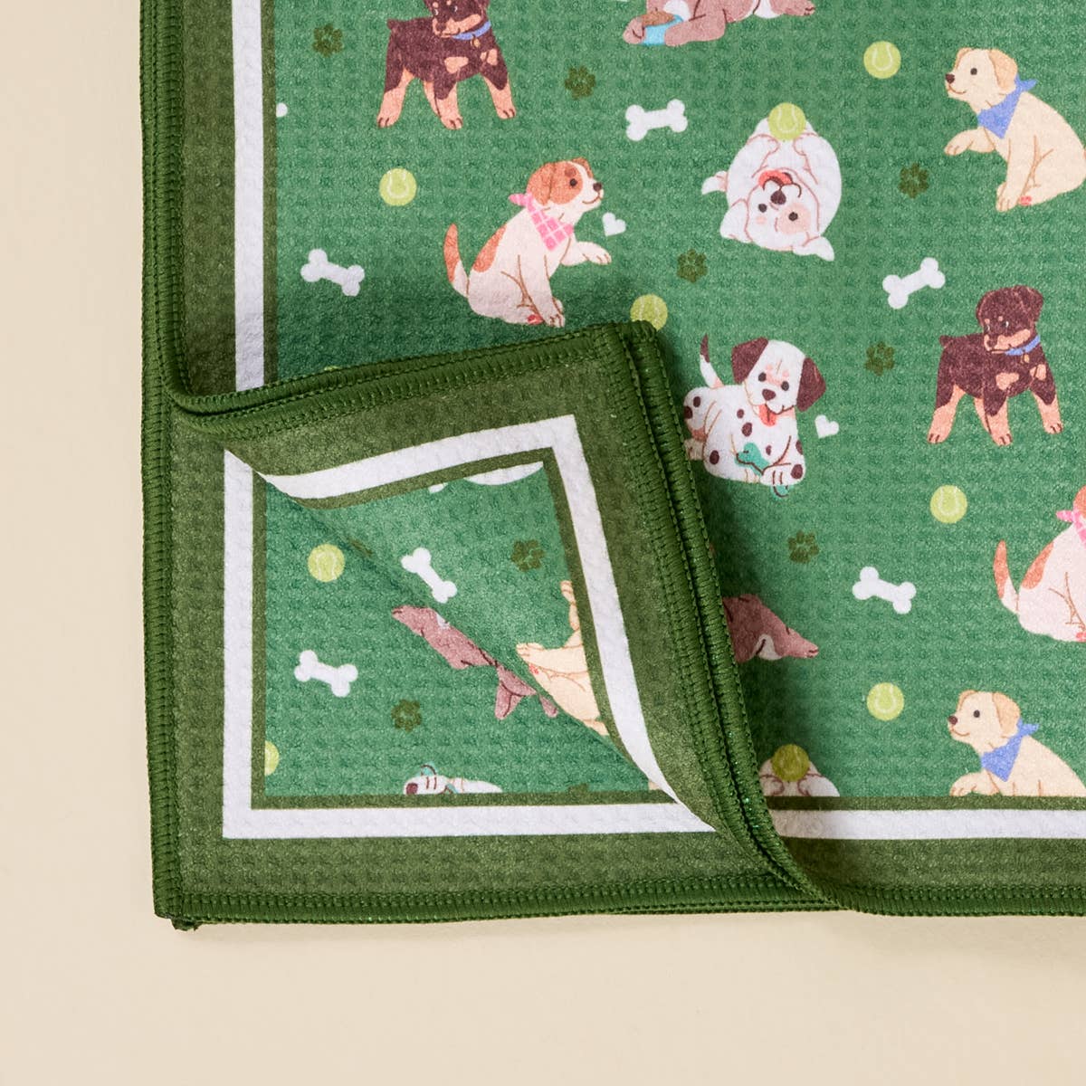 Waffle Tea Towel–Dog Days - The Preppy Bunny