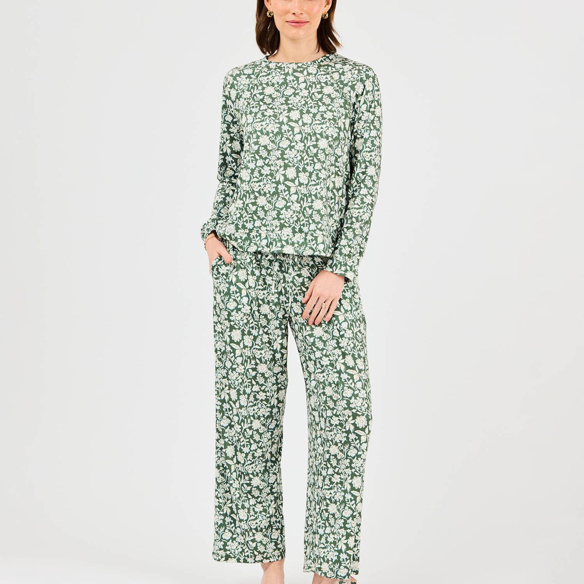 Pant Set Annie Painted Trillium Olive