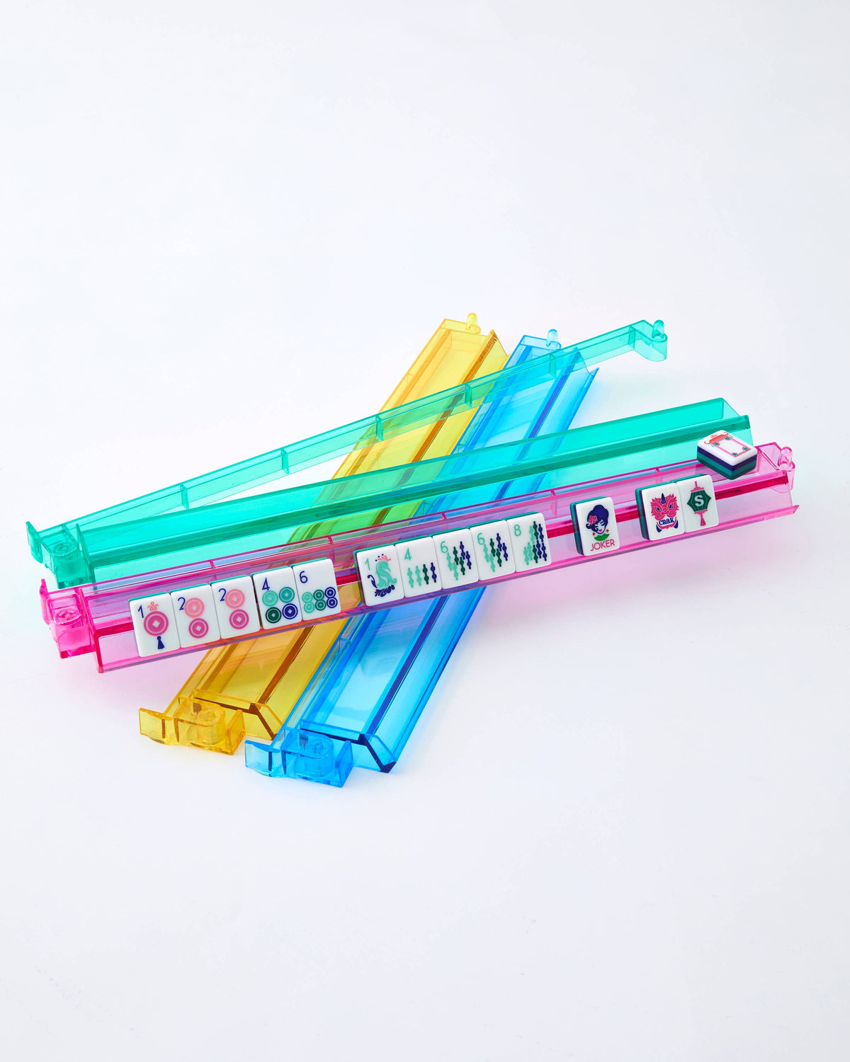 Acrylic Rack and Pusher Set in Multi