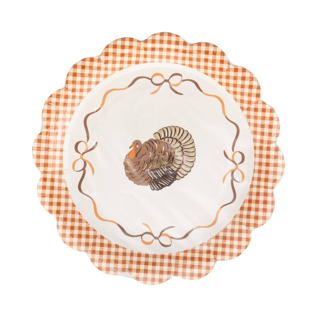 Turkey 9" Paper Plate (8ct) - The Preppy Bunny