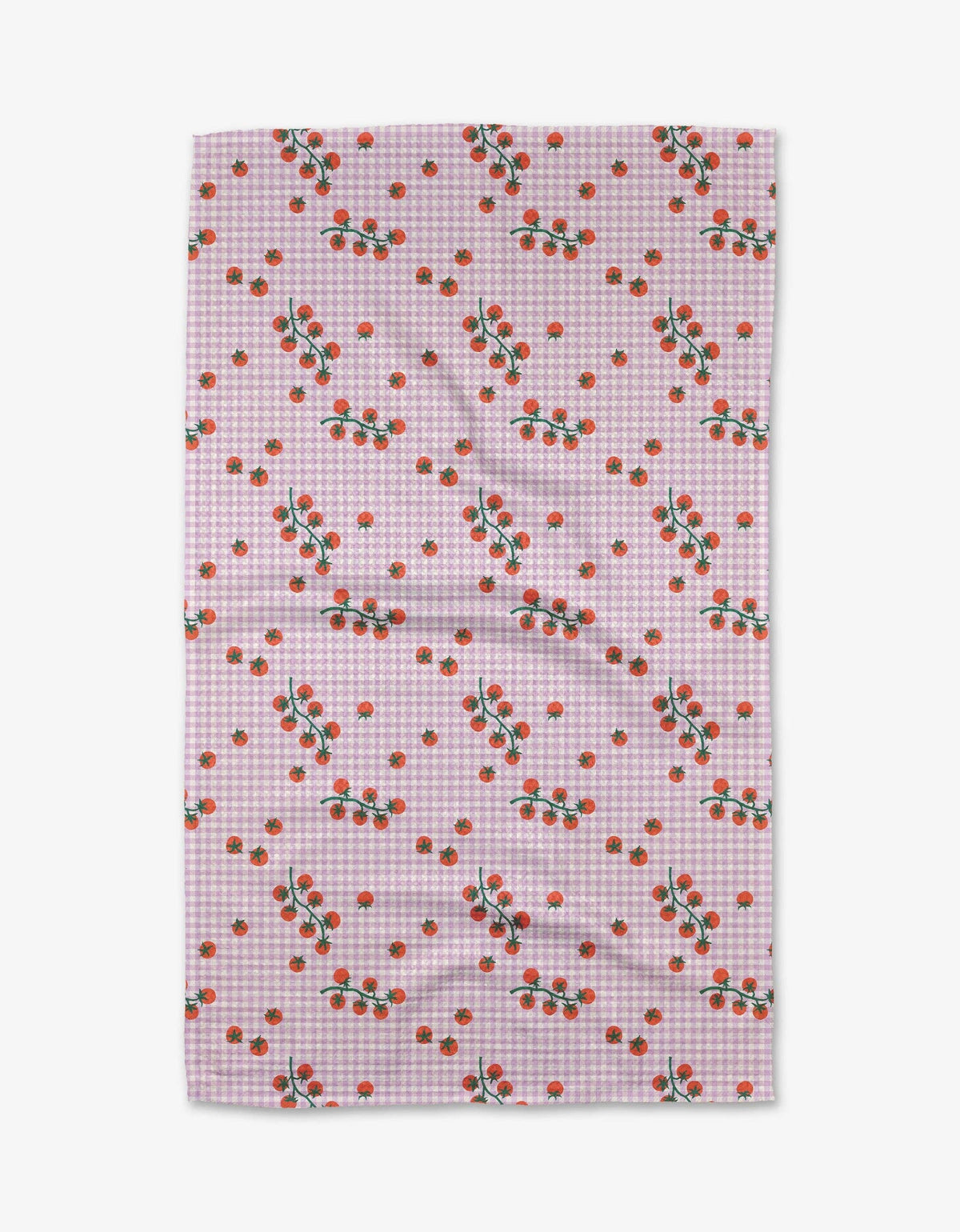 Tomato Gingham Tea Towel - The Preppy Bunny