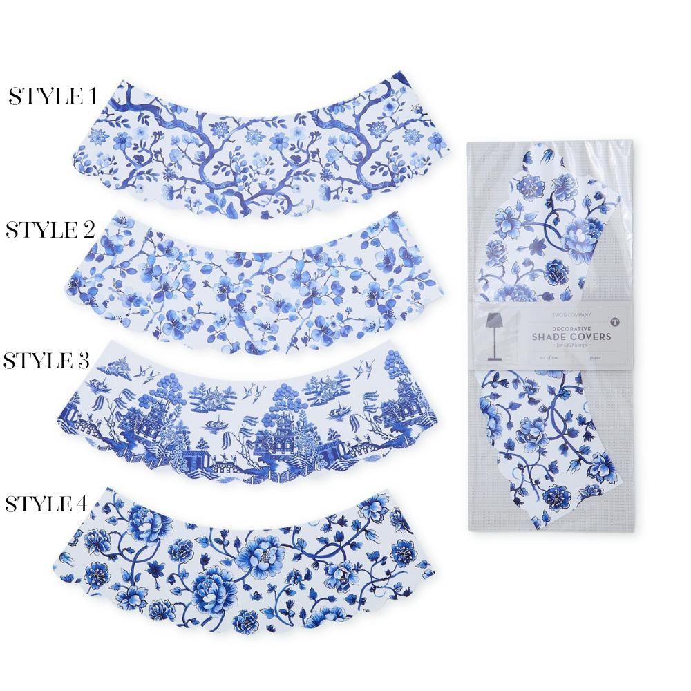 Chinoiserie Paper Lampshade Cover