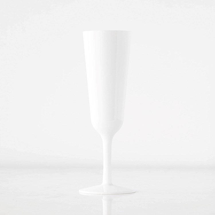White Champagne Glass - The Preppy Bunny