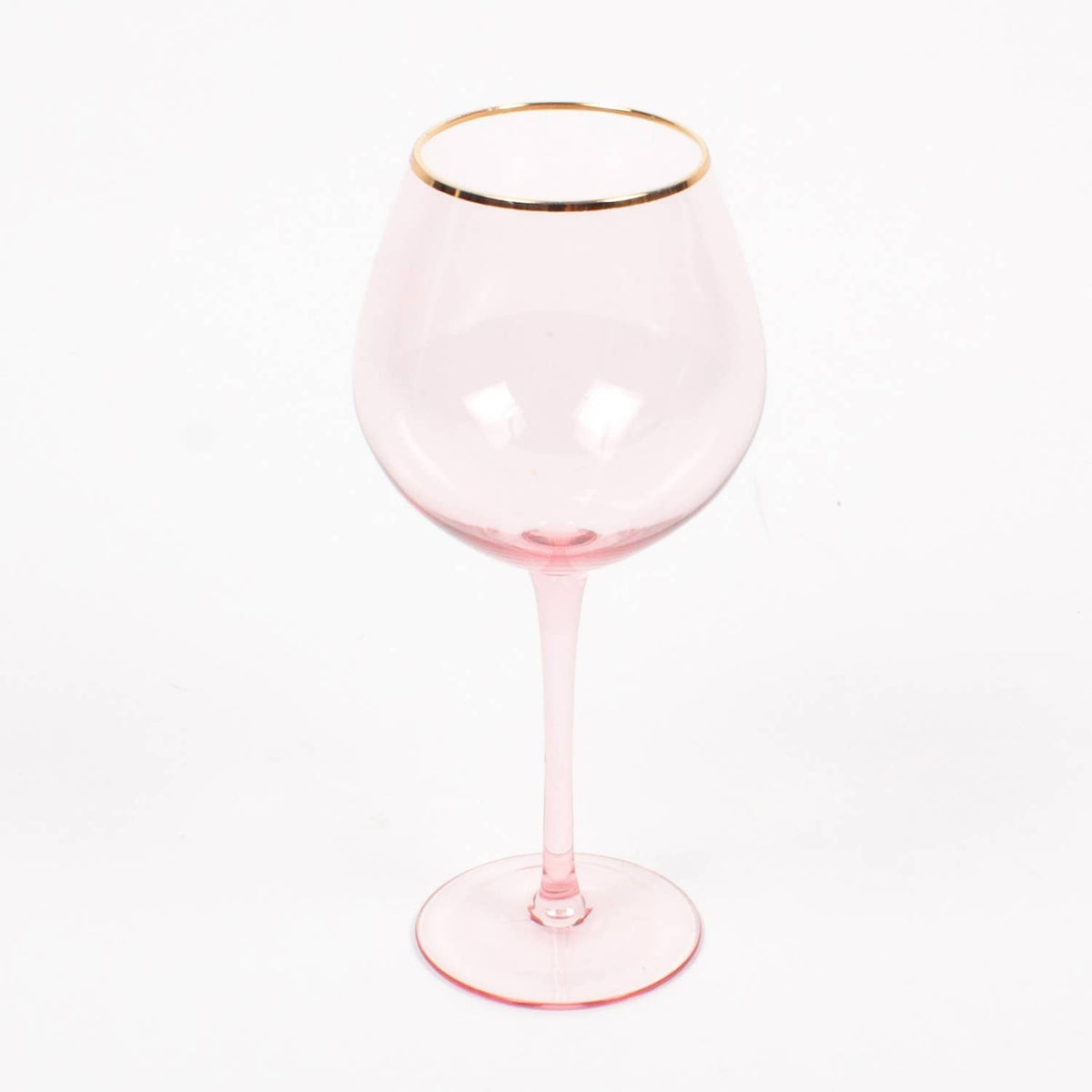 Wine Glass in Light Pink - The Preppy Bunny