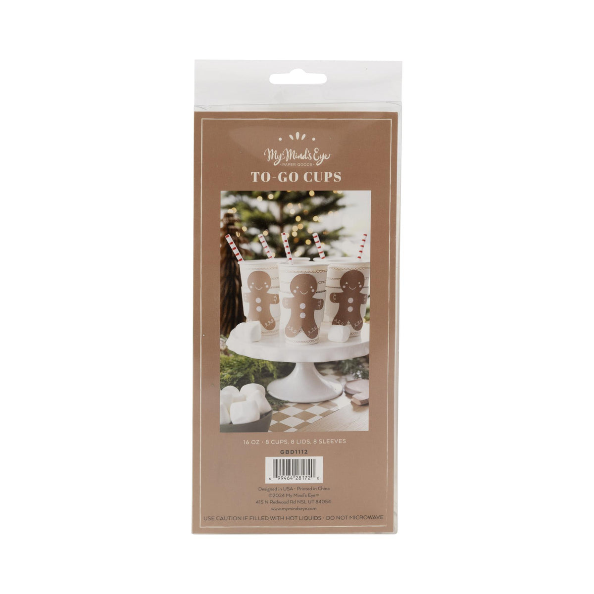 Gingerbread To Go Cup - The Preppy Bunny