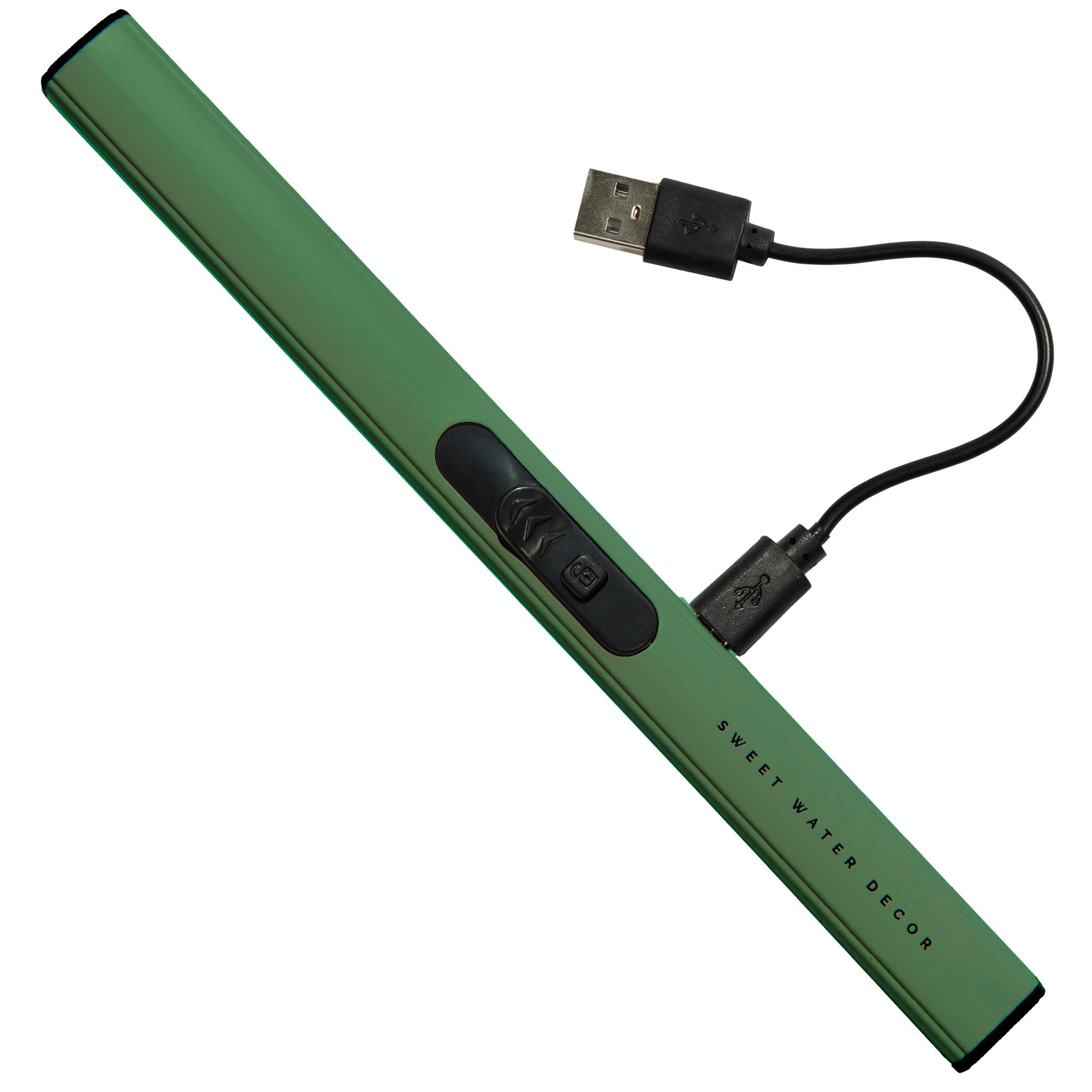 Green Rechargeable Electric Lighter - The Preppy Bunny