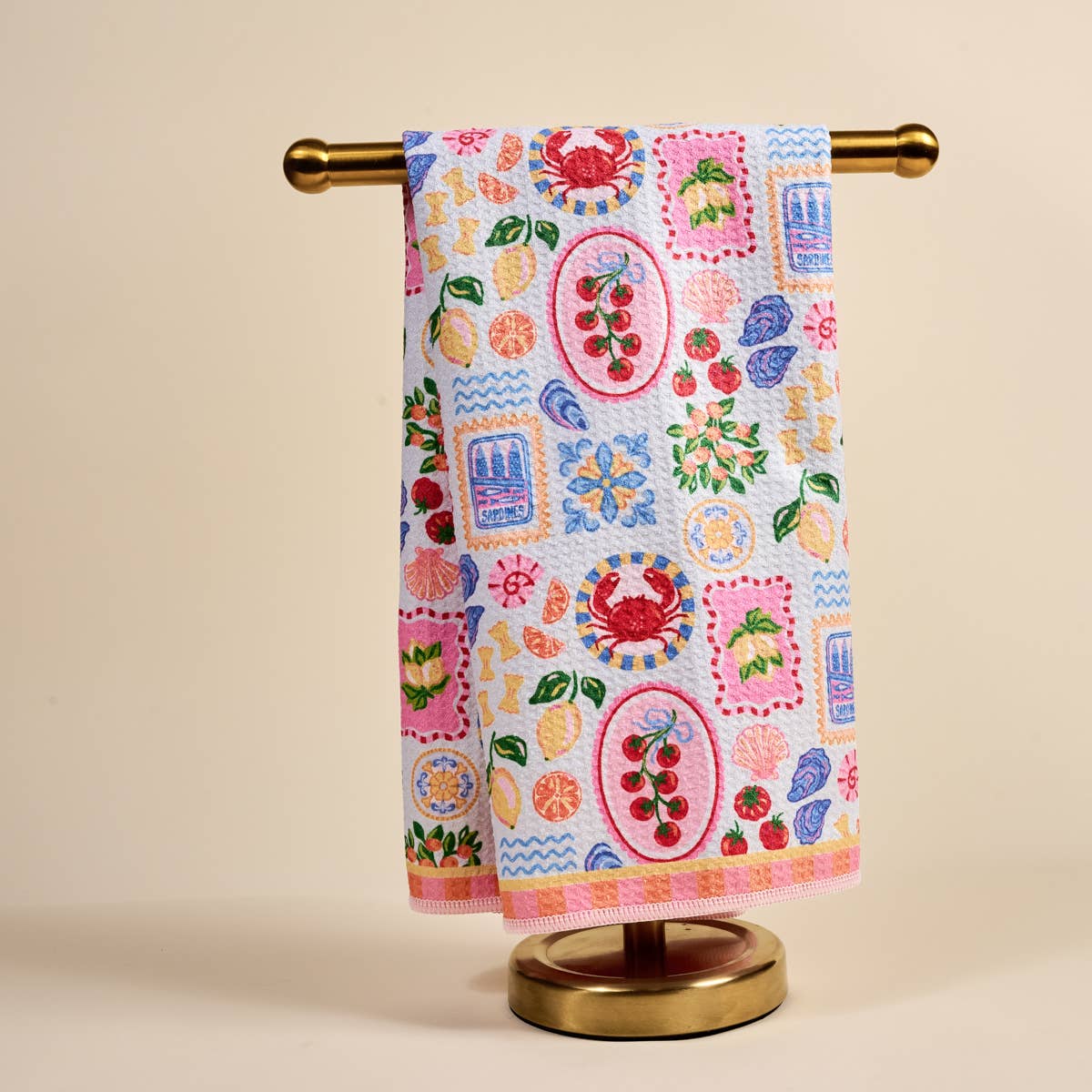 Waffle Tea Towel–Ciao Bella - The Preppy Bunny