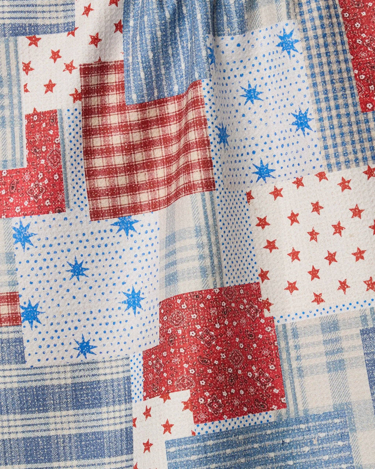Stars and Stitches Tea Towel by Geometry