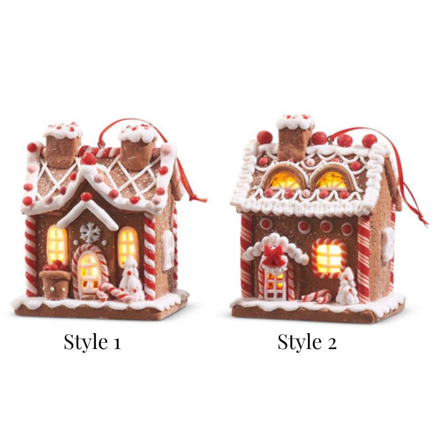 Gingerbread House Ornament - The Preppy Bunny