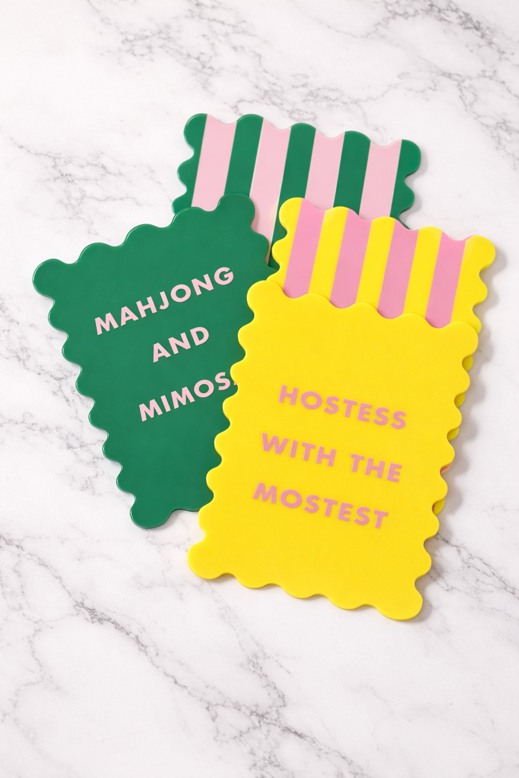 Palm Springs Mahjong Shufflers Set of 2
