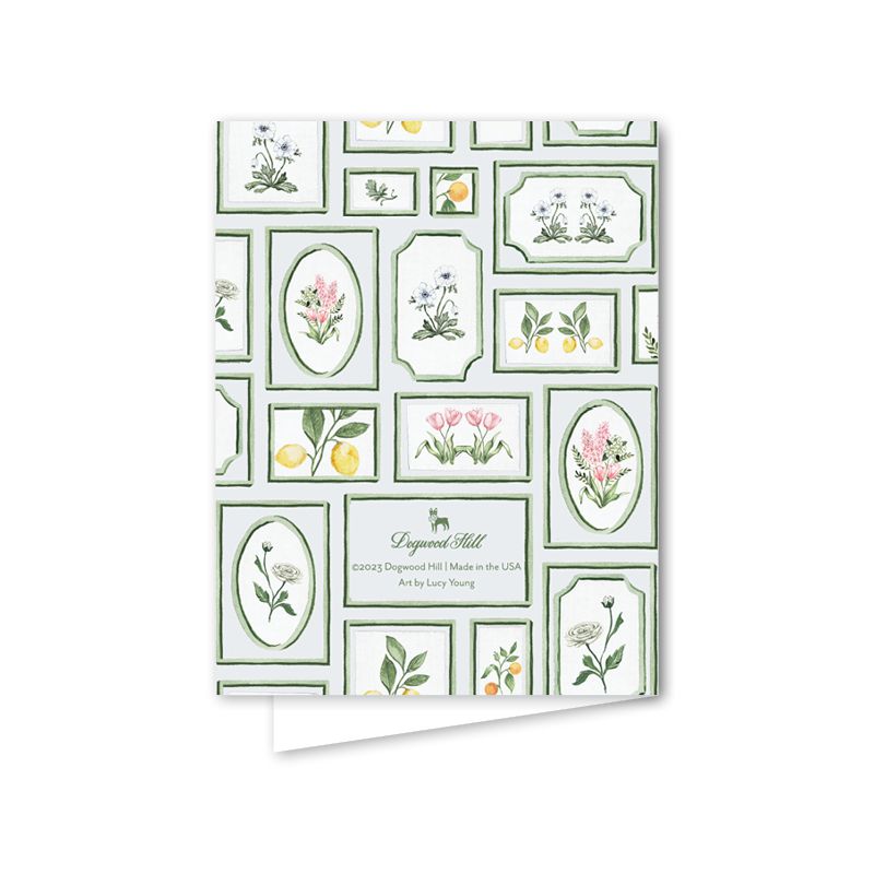 Joie Botanique Greeting Card - The Preppy Bunny