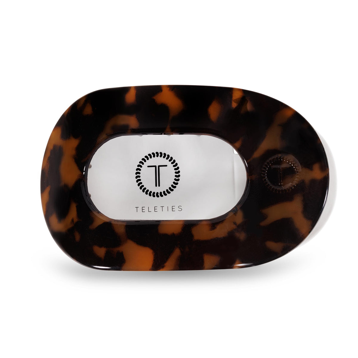 Round Flat Hair Clip | Large | Tortoise