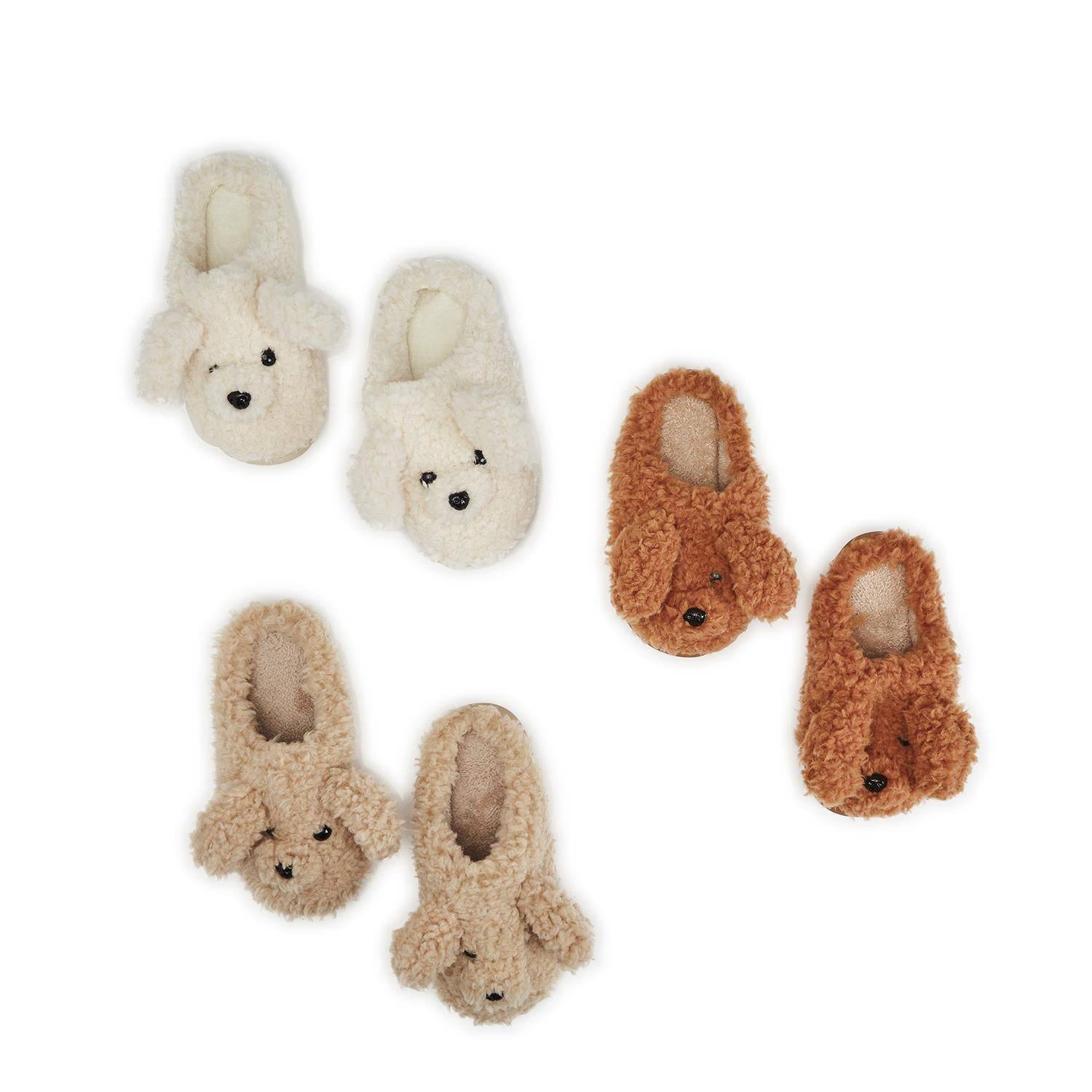 Poodle slippers shop