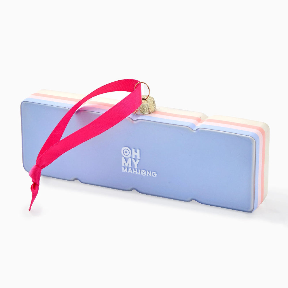 2025 Luminaire Mahjong Ornament - The Preppy Bunny