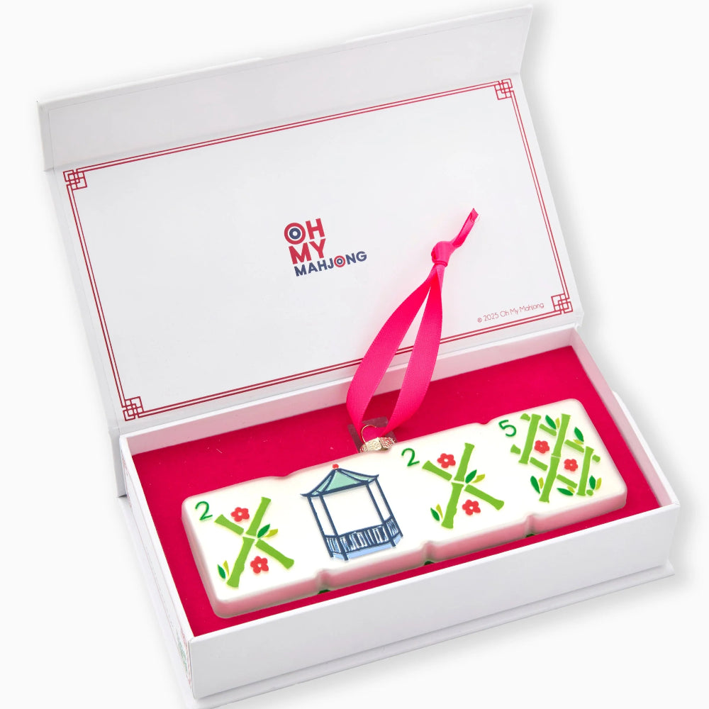 2025 Taylor Mahjong Ornament - The Preppy Bunny