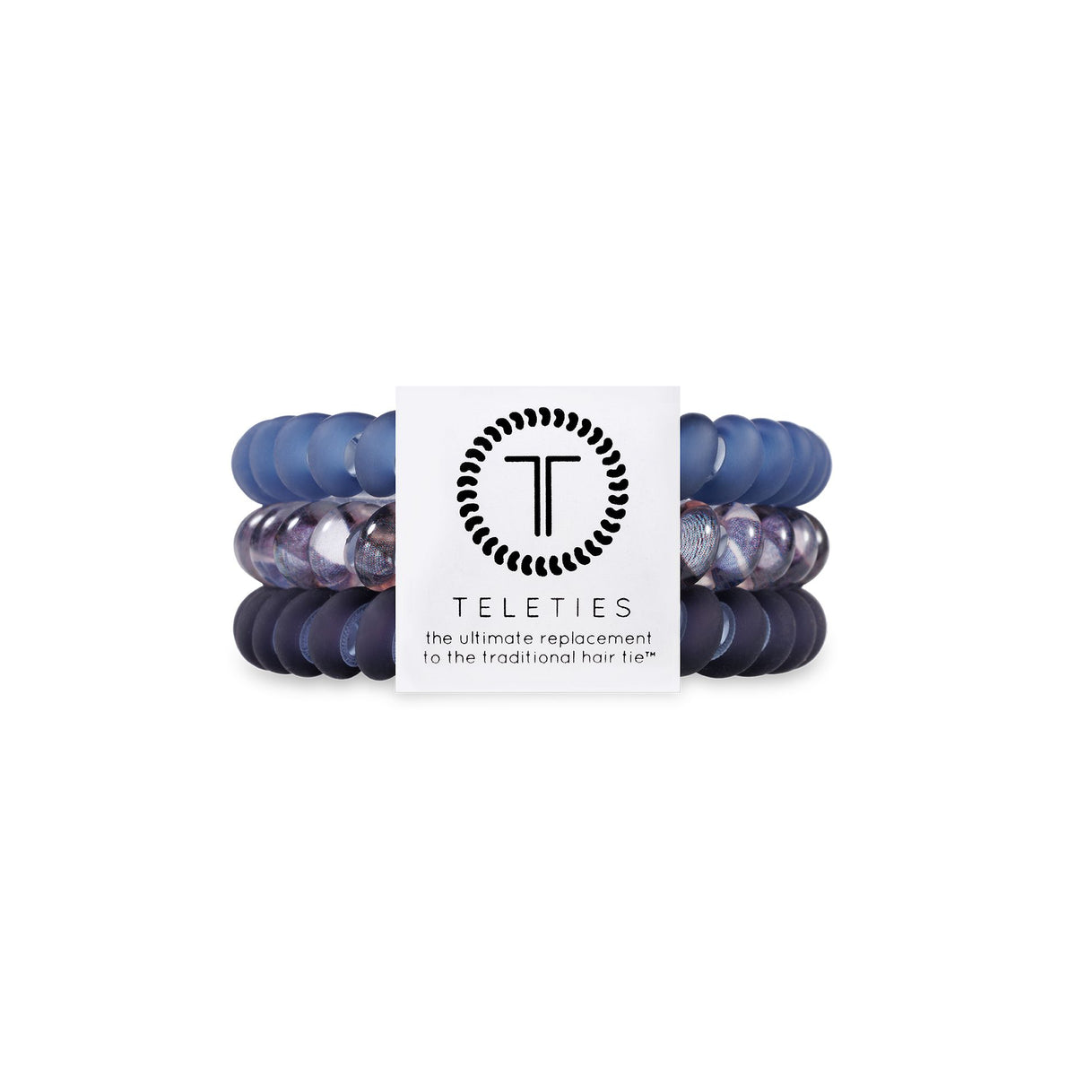 Spiral Hair Coils | Small | Midnight Rain Hair Ties