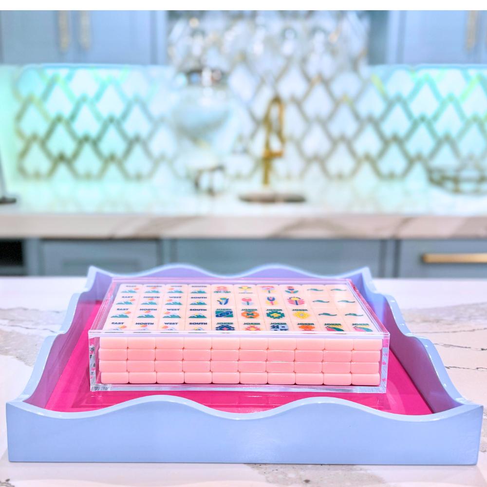 Mahjong Acrylic Display Box (Destination Collection Tiles) - The Preppy Bunny