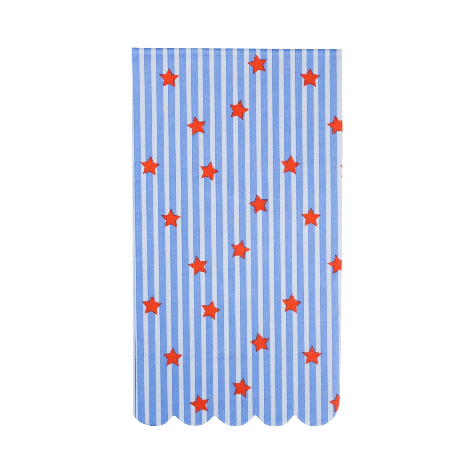 Stripes and Stars Paper Guest Napkins - The Preppy Bunny