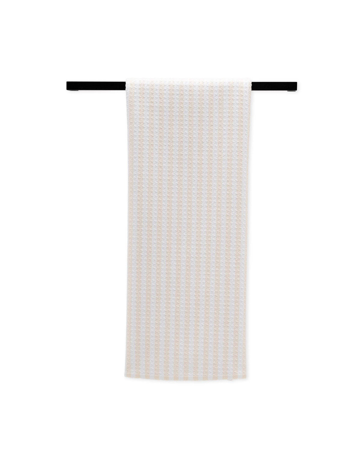 Stripe Cream Geometry Kitchen Towel - The Preppy Bunny