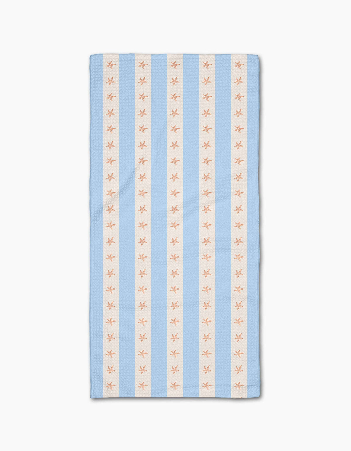 Starfish Sea Stripe Bar Towel by Geometry - The Preppy Bunny