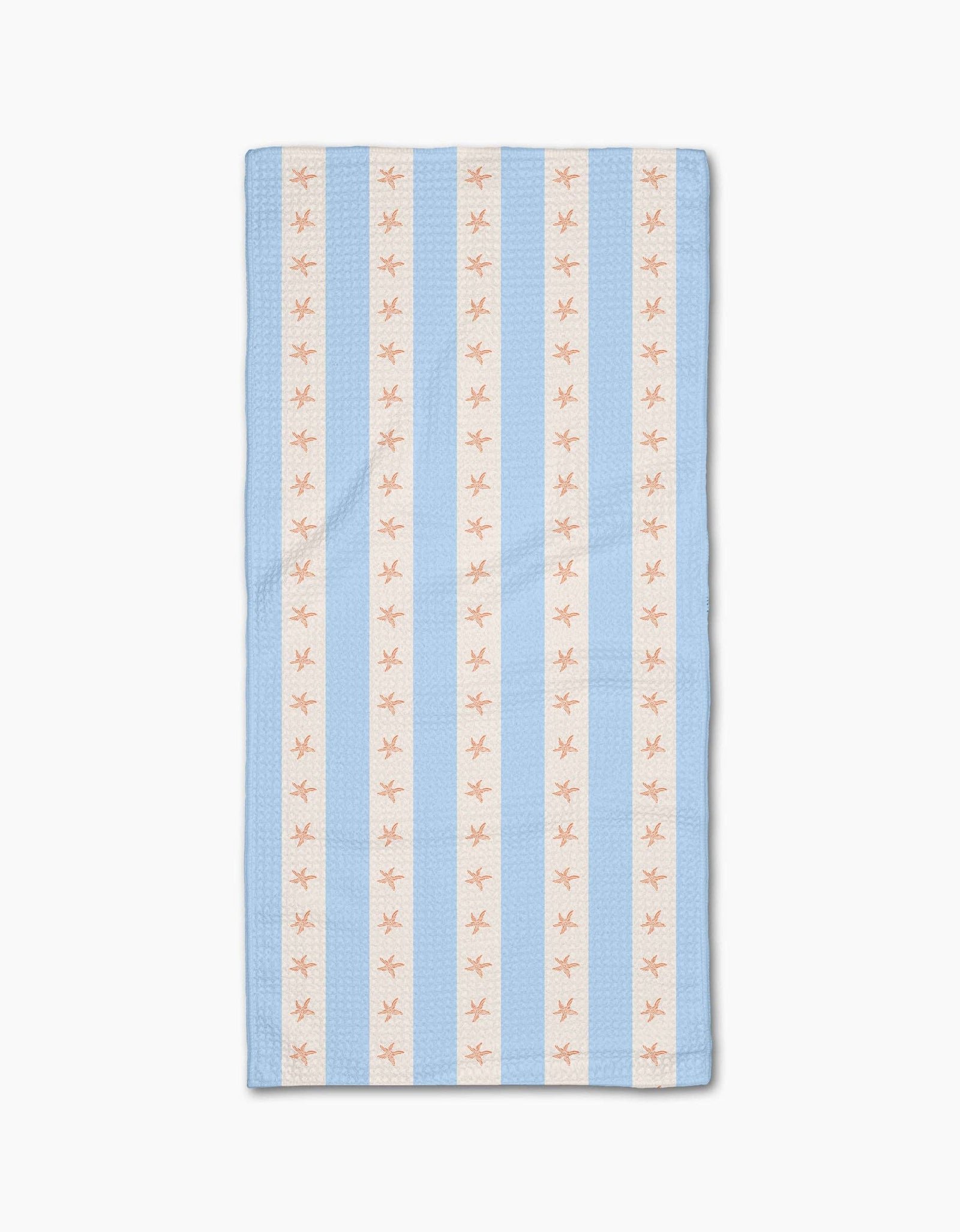 Starfish Sea Stripe Bar Towel by Geometry - The Preppy Bunny