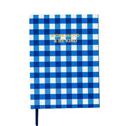Gingham/Stars Notebook - The Preppy Bunny