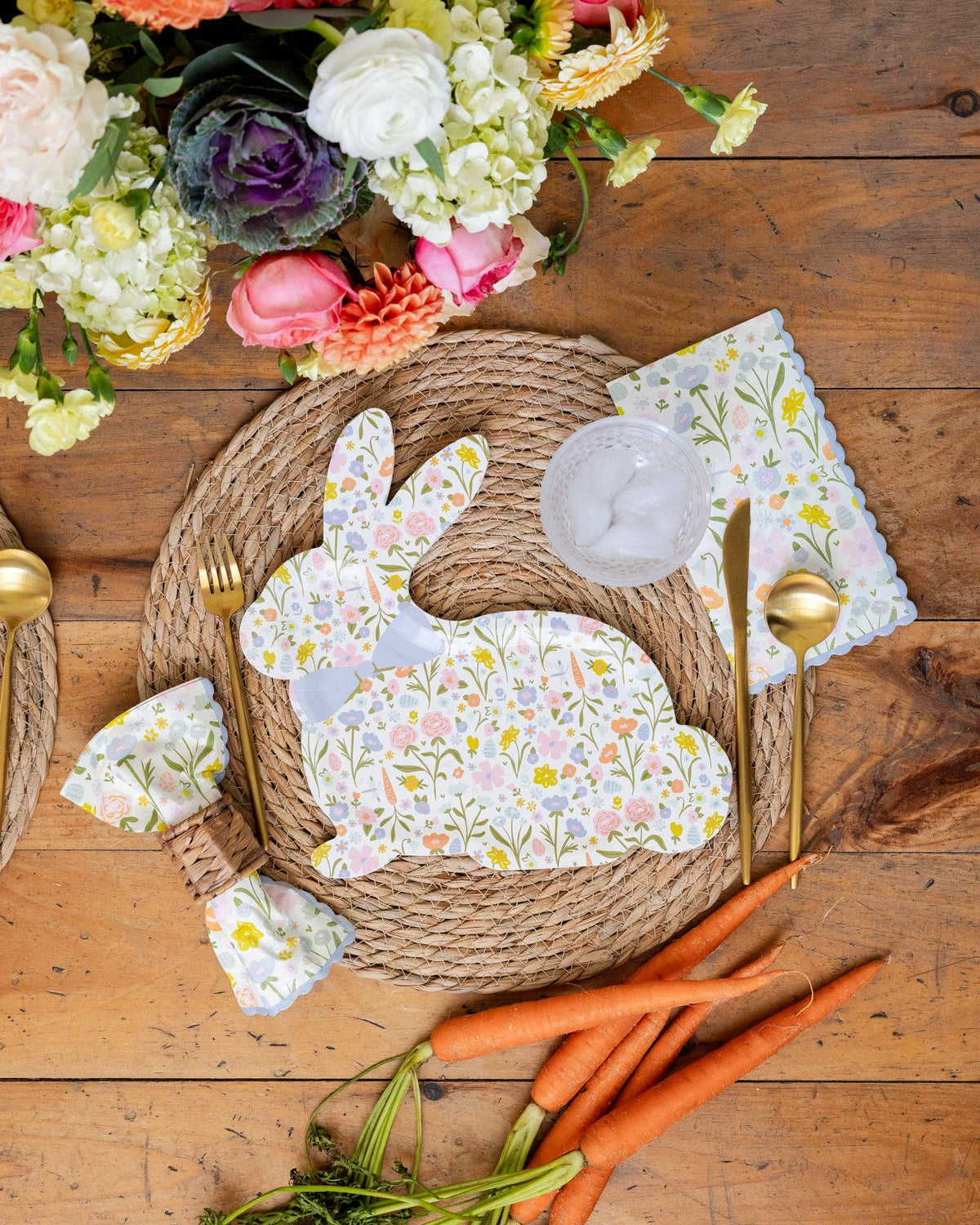 Blossom Floral Dinner Napkins - The Preppy Bunny