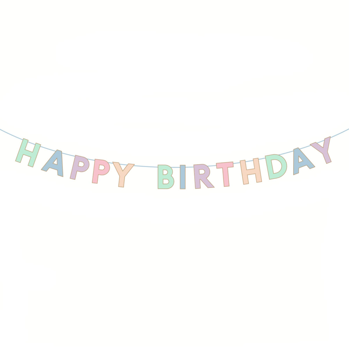 PASTEL HAPPY BIRTHDAY SIGNATURE BANNER