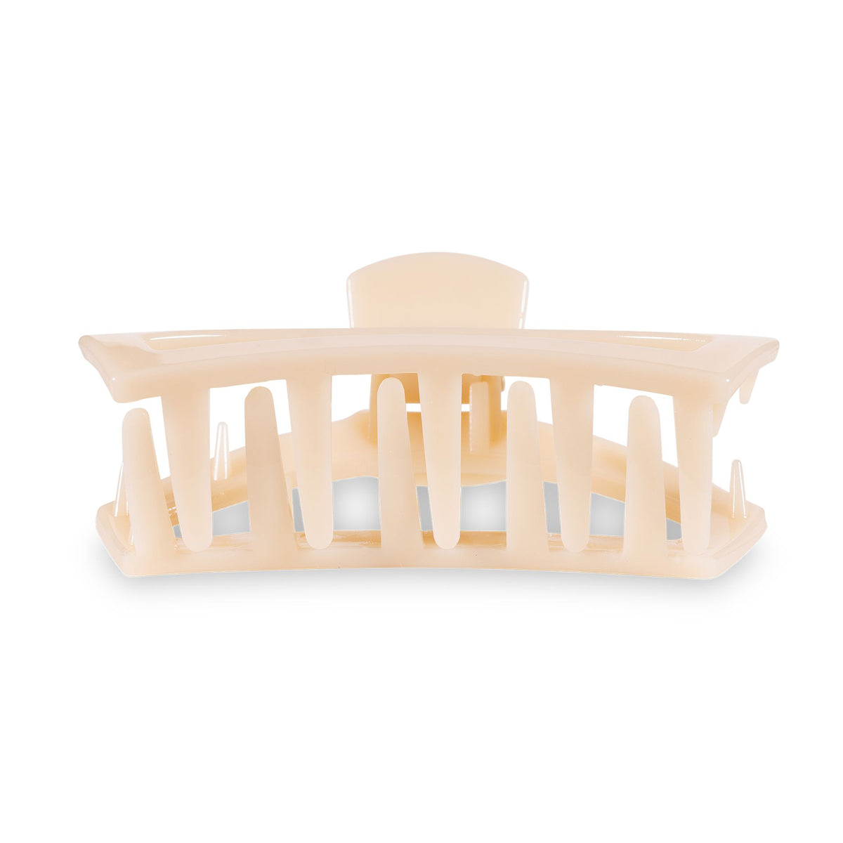 Open Almond Beige Small Hair Clip